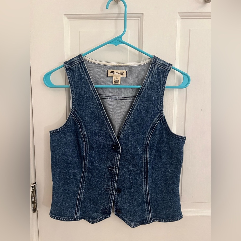 Madewell denim tank